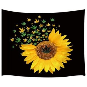 LIGICKY Yellow Sunflowers Tapestry Wall Hanging Plant Printed Boho Wall Art Tapestries Home Decor for Living Room Bedroom Dorm 59.1 x 51.9 LIGICKY Yellow Sunflowers Tapestry Wall Hanging Plant Printed Boho Wall Art Tapestries Home Decor for Living Room Bedroom Dorm 59.1 x 51.9